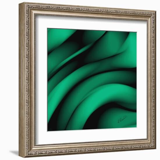 Emerald Fibers-Ruth Palmer-Framed Art Print