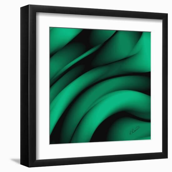 Emerald Fibers-Ruth Palmer-Framed Art Print