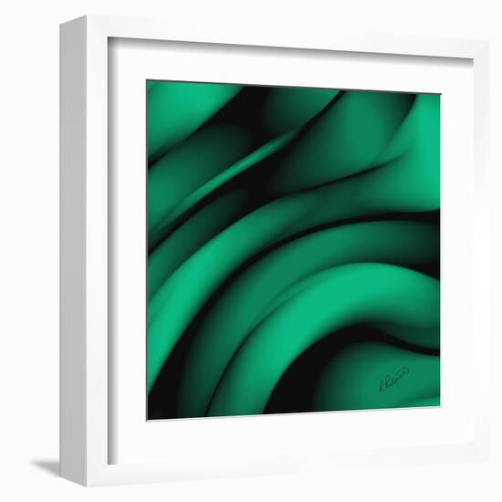 Emerald Fibers-Ruth Palmer-Framed Art Print