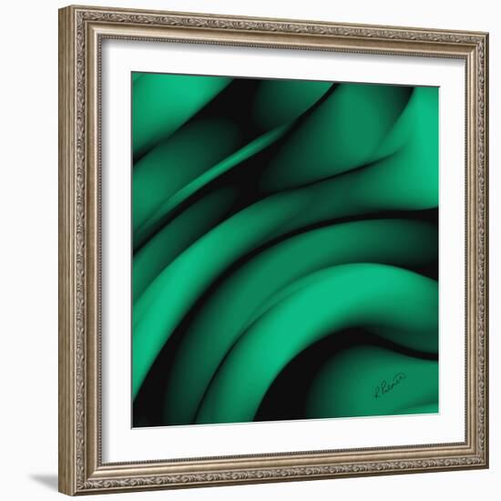 Emerald Fibers-Ruth Palmer-Framed Art Print