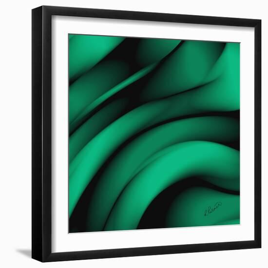 Emerald Fibers-Ruth Palmer-Framed Art Print