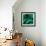 Emerald Fibers-Ruth Palmer-Framed Art Print displayed on a wall