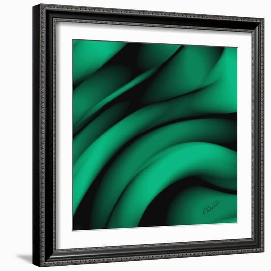 Emerald Fibers-Ruth Palmer-Framed Art Print