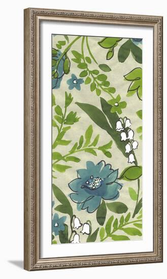 Emerald Florals II-Sandra Jacobs-Framed Giclee Print
