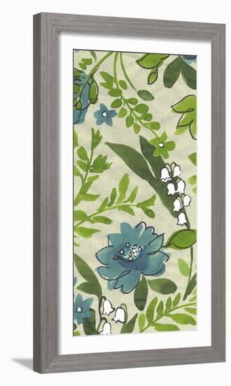 Emerald Florals II-Sandra Jacobs-Framed Giclee Print