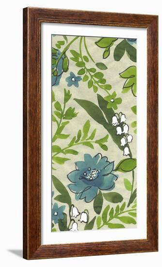 Emerald Florals II-Sandra Jacobs-Framed Giclee Print