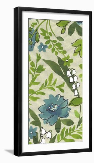 Emerald Florals II-Sandra Jacobs-Framed Giclee Print