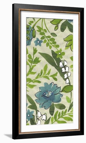 Emerald Florals II-Sandra Jacobs-Framed Giclee Print