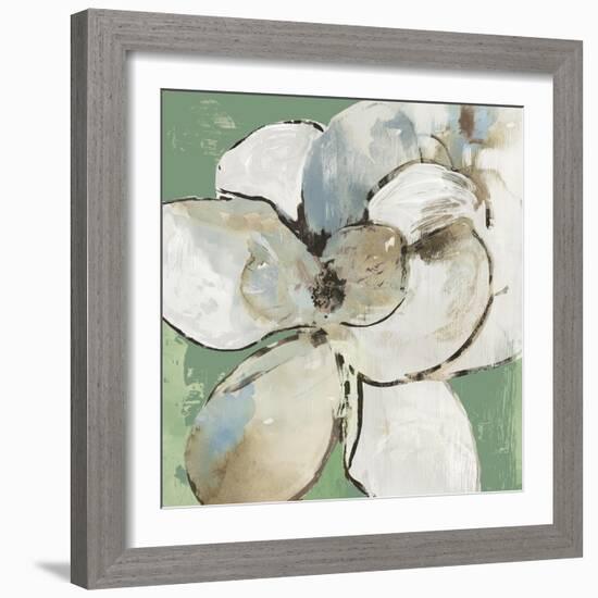 Emerald Flower I-Asia Jensen-Framed Art Print