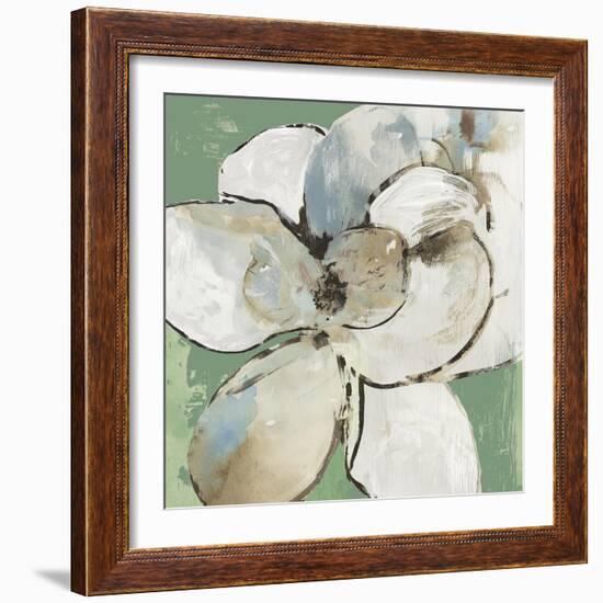 Emerald Flower I-Asia Jensen-Framed Art Print