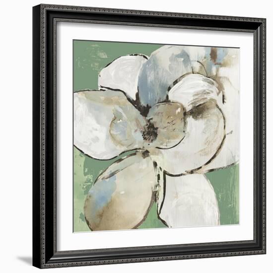 Emerald Flower I-Asia Jensen-Framed Art Print