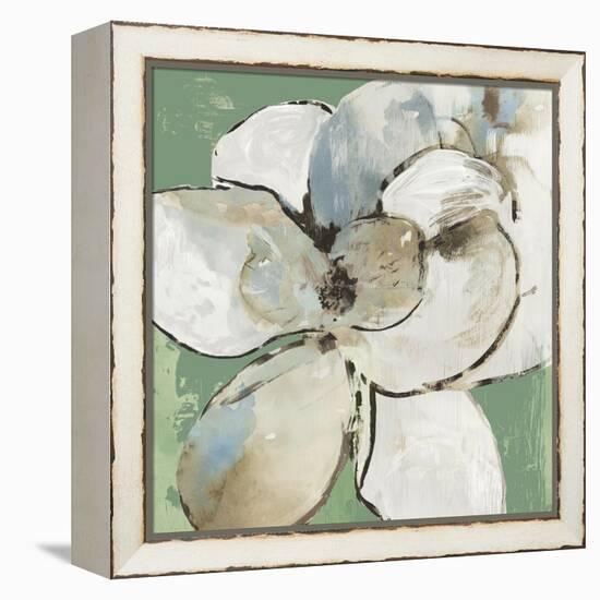 Emerald Flower I-Asia Jensen-Framed Stretched Canvas