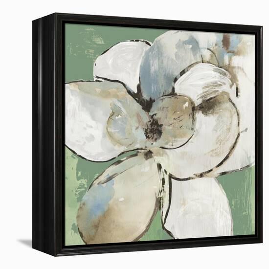 Emerald Flower I-Asia Jensen-Framed Stretched Canvas