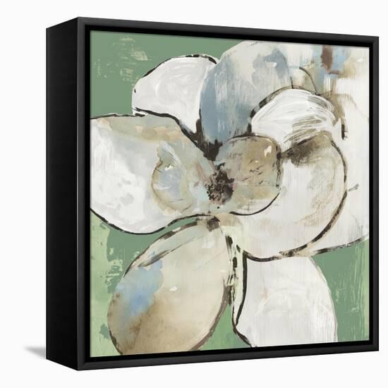 Emerald Flower I-Asia Jensen-Framed Stretched Canvas