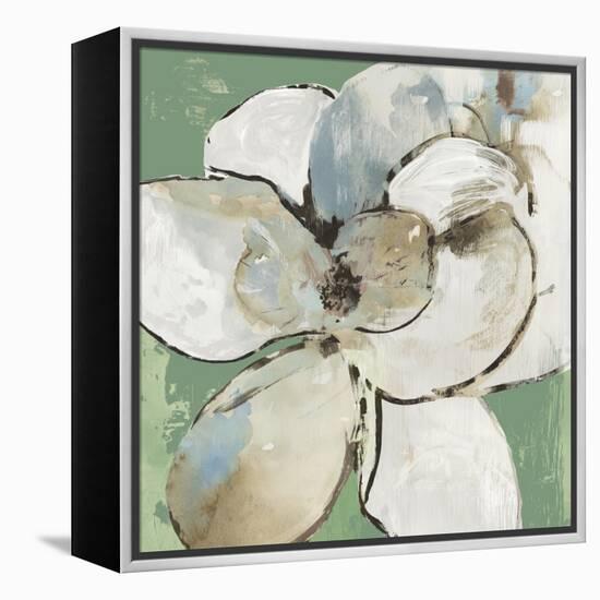 Emerald Flower I-Asia Jensen-Framed Stretched Canvas