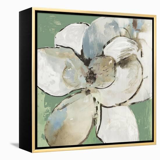 Emerald Flower I-Asia Jensen-Framed Stretched Canvas