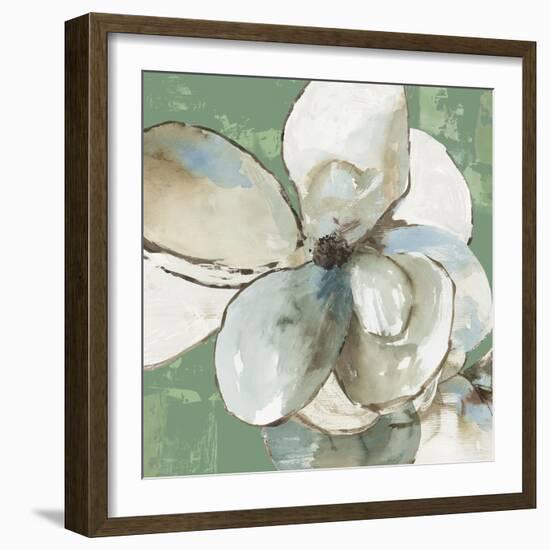 Emerald Flower II-Asia Jensen-Framed Art Print