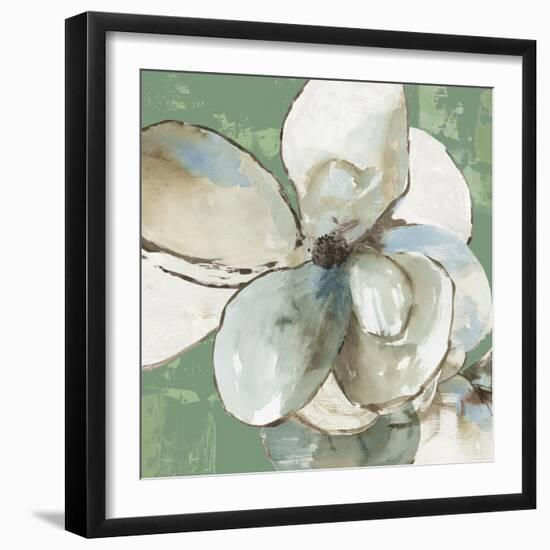 Emerald Flower II-Asia Jensen-Framed Art Print