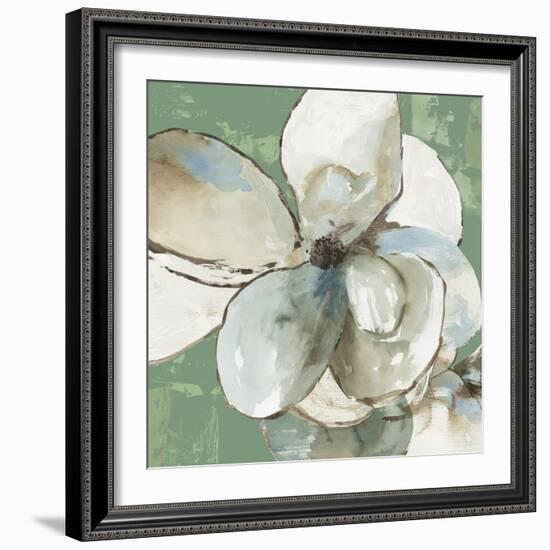 Emerald Flower II-Asia Jensen-Framed Art Print