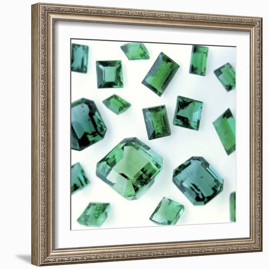 Emerald Gemstones-Lawrence Lawry-Framed Premium Photographic Print