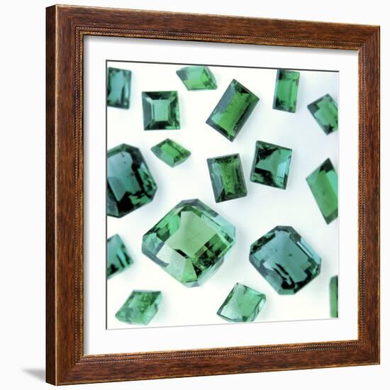 Emerald Gemstones-Lawrence Lawry-Framed Premium Photographic Print