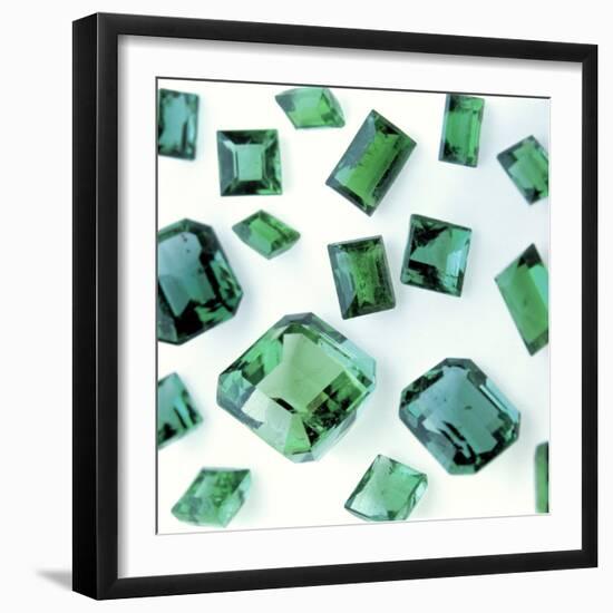 Emerald Gemstones-Lawrence Lawry-Framed Premium Photographic Print