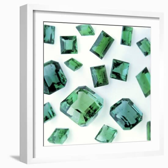 Emerald Gemstones-Lawrence Lawry-Framed Premium Photographic Print