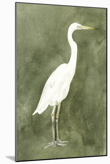 Emerald Heron III-Emma Caroline-Mounted Art Print