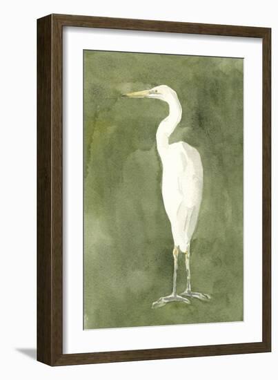 Emerald Heron IV-Emma Caroline-Framed Art Print