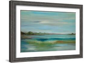 Emerald Lagoon-Silvia Vassileva-Framed Art Print