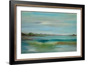 Emerald Lagoon-Silvia Vassileva-Framed Art Print