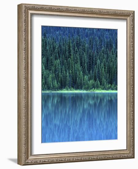 Emerald Lake Boathouse, Yoho National Park, British Columbia, Canada-Rob Tilley-Framed Photographic Print