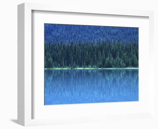 Emerald Lake Boathouse, Yoho National Park, British Columbia, Canada-Rob Tilley-Framed Photographic Print