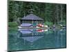 Emerald Lake Boathouse, Yoho National Park, British Columbia, Canada-Rob Tilley-Mounted Photographic Print