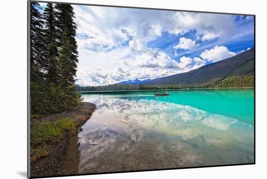 Emerald Lake Reflections, Canada-George Oze-Mounted Photographic Print