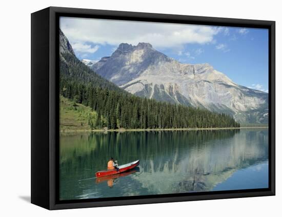 Emerald Lake, Yoho National Park, British Columbia, Canada-null-Framed Premier Image Canvas