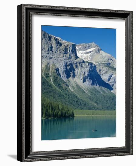 Emerald Lake, Yoho National Park, Rocky Mountains, British Columbia, Canada-Anthony Waltham-Framed Photographic Print