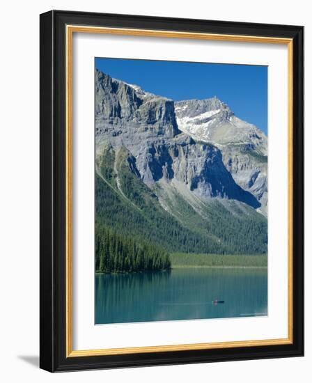 Emerald Lake, Yoho National Park, Rocky Mountains, British Columbia, Canada-Anthony Waltham-Framed Photographic Print