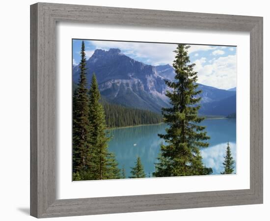 Emerald Lake, Yoho National Park, Rocky Mountains, British Columbia, Canada-Robert Harding-Framed Photographic Print