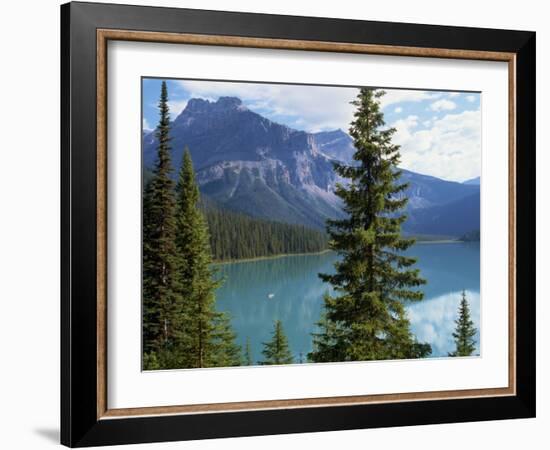 Emerald Lake, Yoho National Park, Rocky Mountains, British Columbia, Canada-Robert Harding-Framed Photographic Print