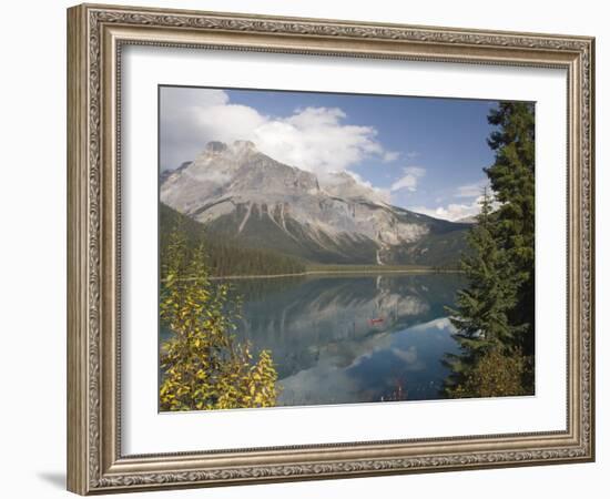 Emerald Lake, Yoho National Park, Rocky Mountains, British Columbia, Canada-Tony Waltham-Framed Photographic Print