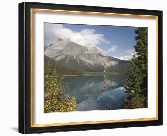 Emerald Lake, Yoho National Park, Rocky Mountains, British Columbia, Canada-Tony Waltham-Framed Photographic Print