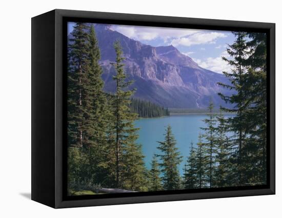 Emerald Lake, Yoho National Park, Unesco World Heritage Site, British Columbia (B.C.), Canada-Robert Harding-Framed Premier Image Canvas