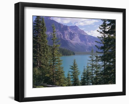 Emerald Lake, Yoho National Park, Unesco World Heritage Site, British Columbia (B.C.), Canada-Robert Harding-Framed Photographic Print