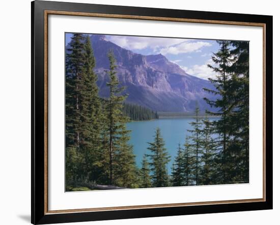 Emerald Lake, Yoho National Park, Unesco World Heritage Site, British Columbia (B.C.), Canada-Robert Harding-Framed Photographic Print