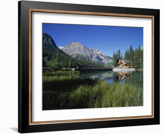 Emerald Lake, Yoho National Park, UNESCO World Heritage Site, British Columbia, Canada-Hans Peter Merten-Framed Photographic Print