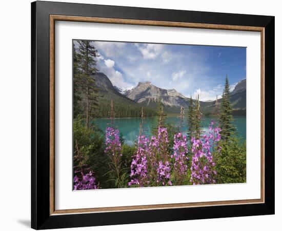 Emerald Lake, Yoho National Park, UNESCO World Heritage Site, British Columbia, Rocky Mountains, Ca-Martin Child-Framed Photographic Print