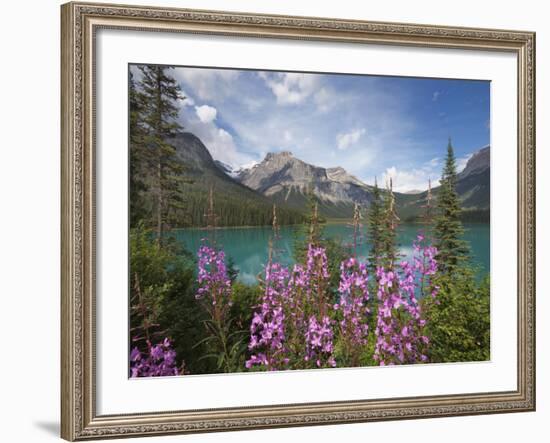 Emerald Lake, Yoho National Park, UNESCO World Heritage Site, British Columbia, Rocky Mountains, Ca-Martin Child-Framed Photographic Print