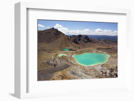 Emerald Lakes on the Tongariro Alpine Crossing-Stuart-Framed Photographic Print