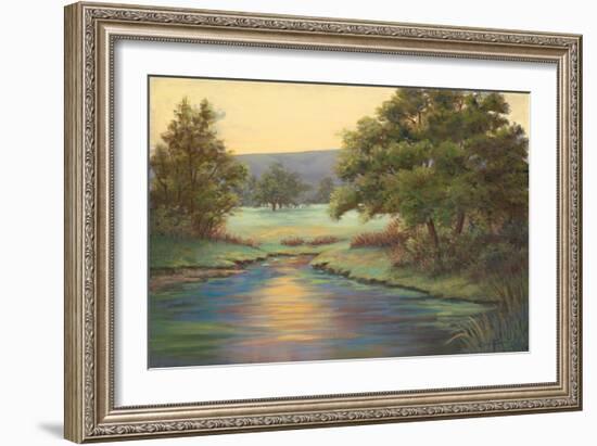 Emerald Meadow II-Linda Wacaster-Framed Art Print